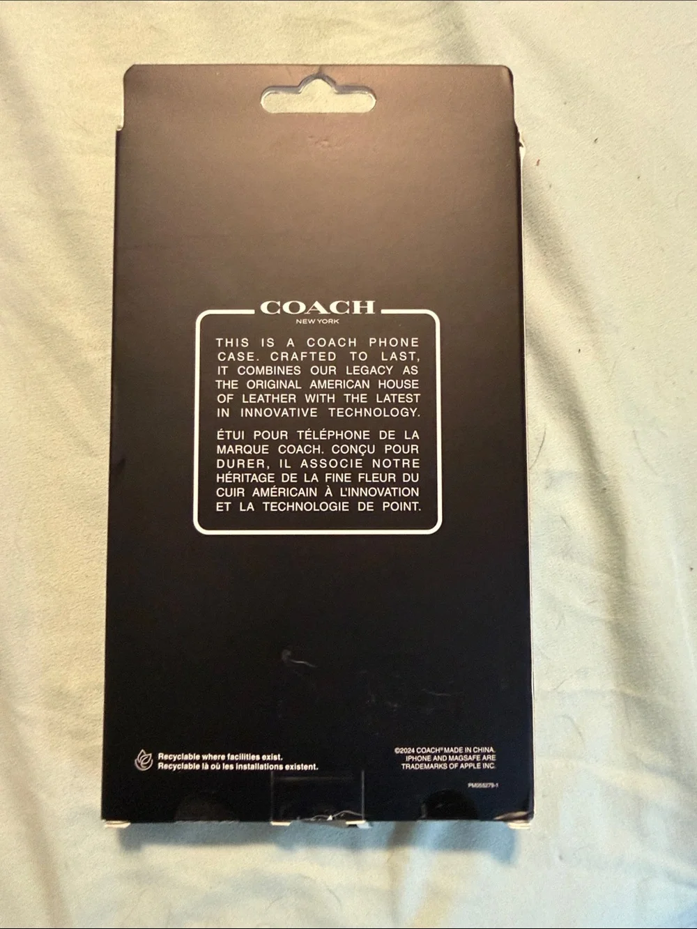 Coach Clear MagSafe iPhone 16 Pro Max Case with Red Dinosaur Print